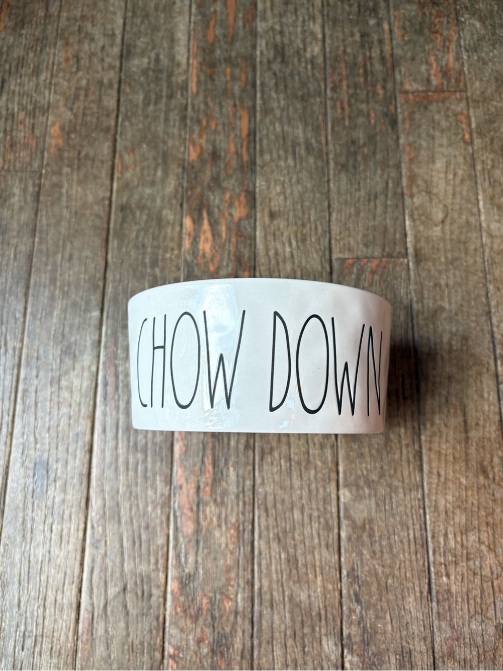 Rae Dunn “Drink Up” & “Chow Down” Ceramic Pet Bowls - Picture 5 of 7